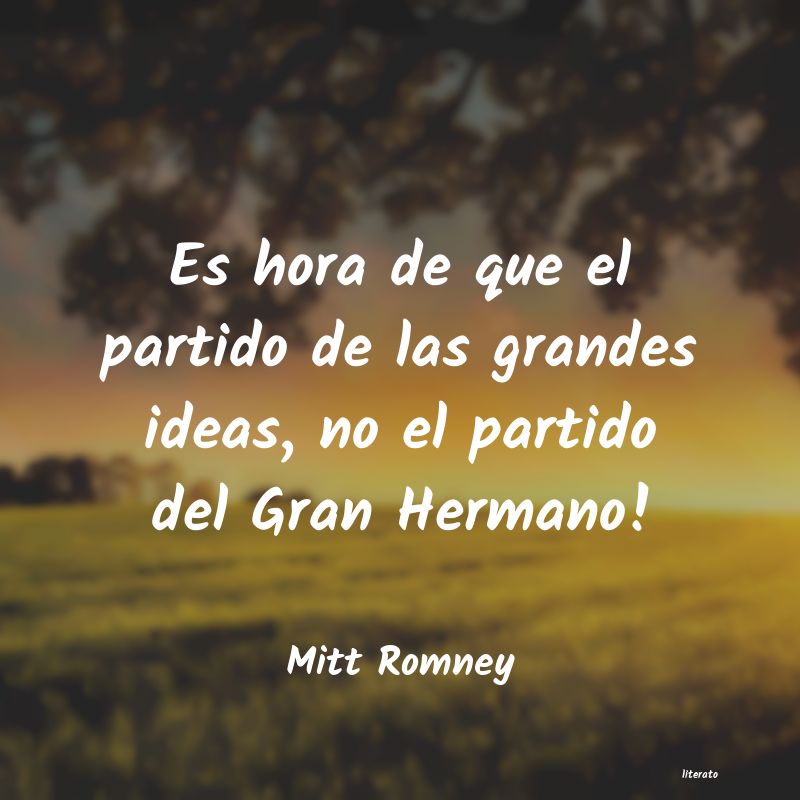 frases de Mitt Romney
