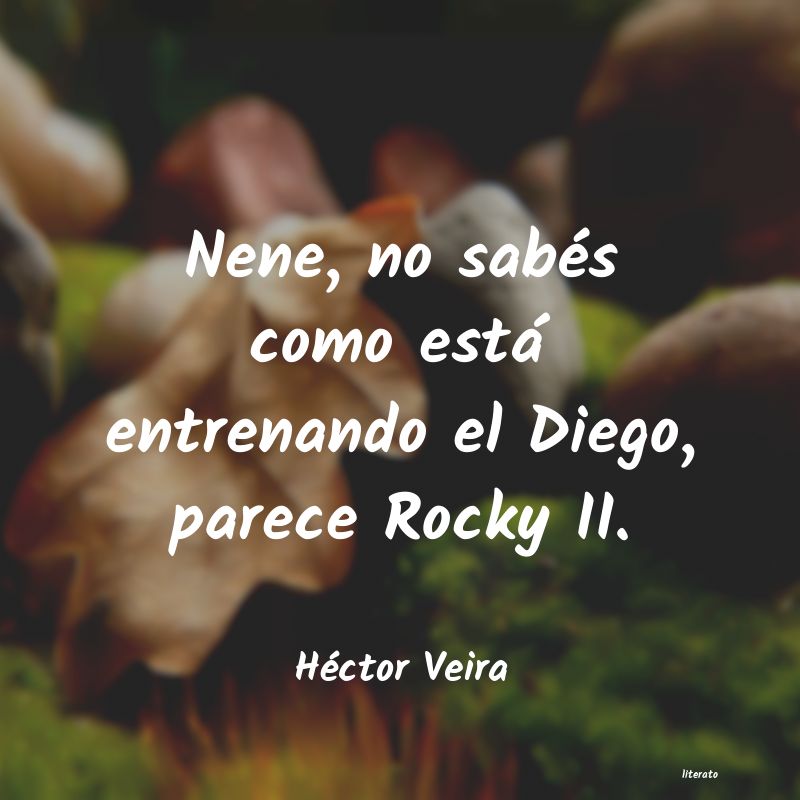 frases de Héctor Veira