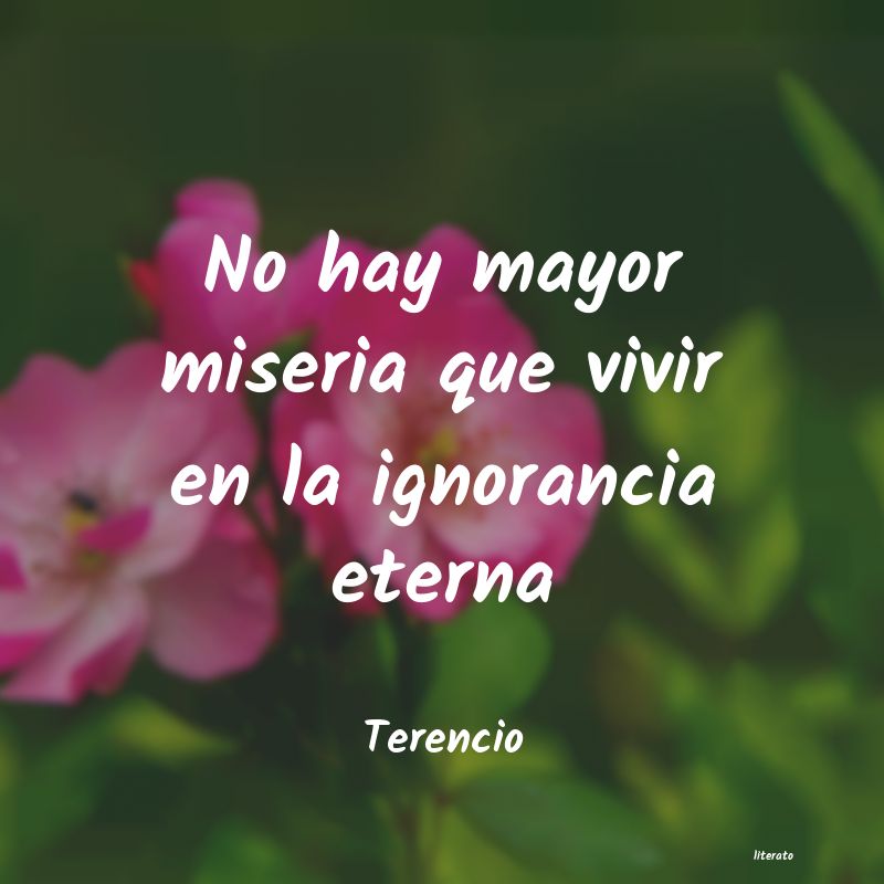 frases de Terencio