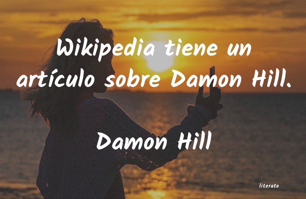 Frases de Damon Hill