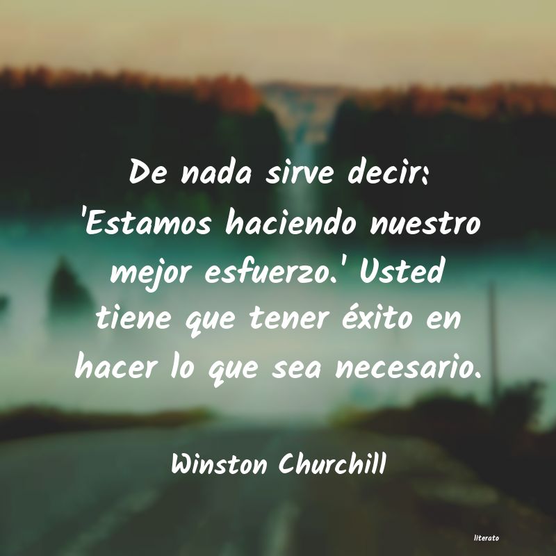 frases de Winston Churchill