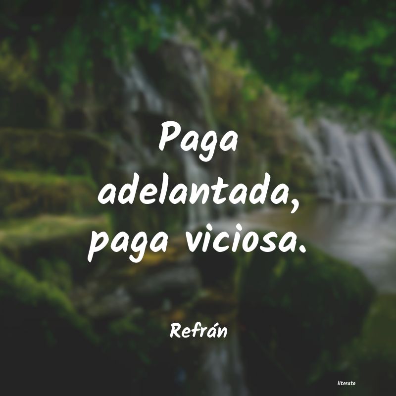 Frases de Refrán