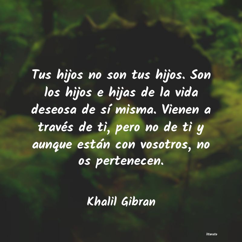 Frases de Khalil Gibran