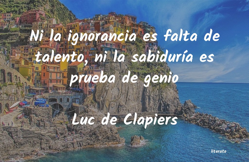 Frases de Luc de Clapiers