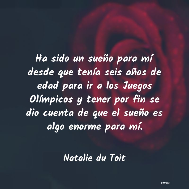 frases de Natalie du Toit