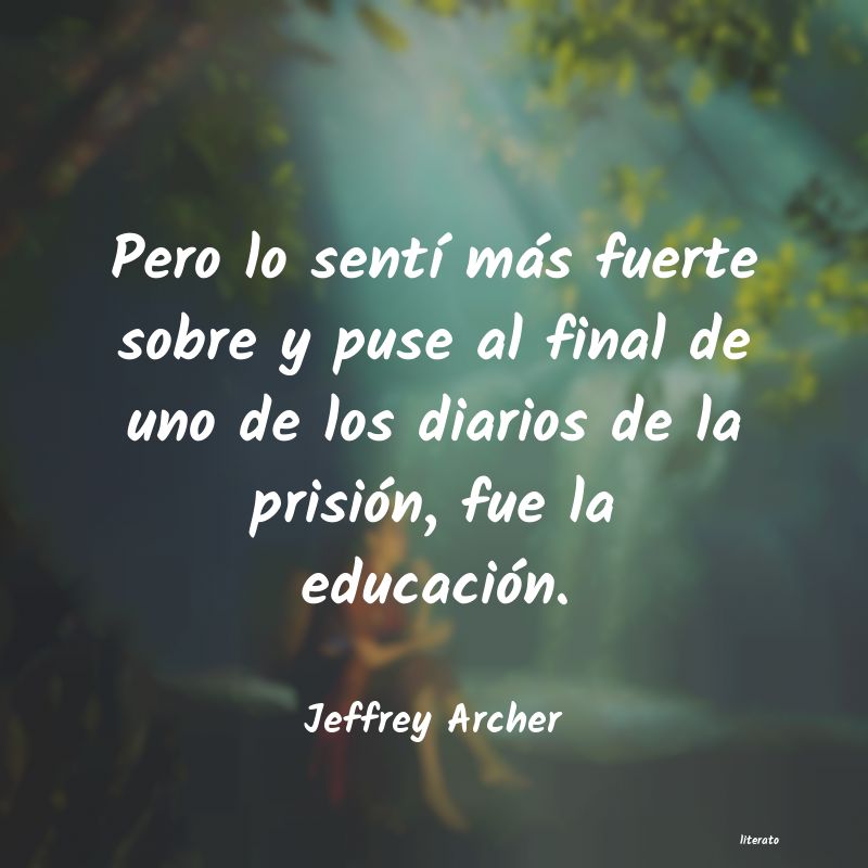 Frases de Jeffrey Archer