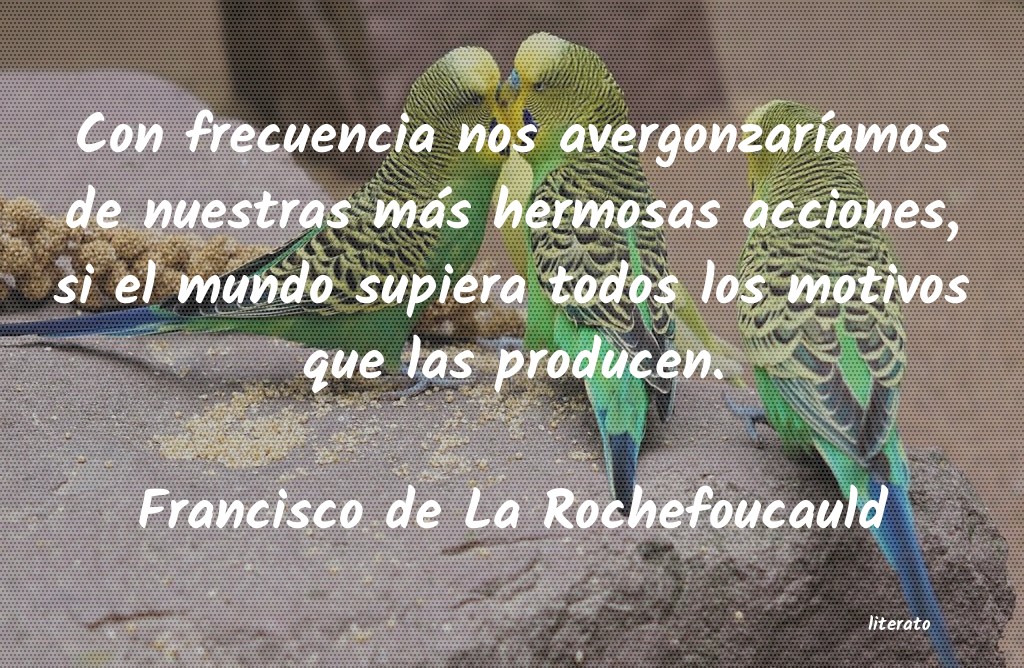 transparente en mis acciones, secreto en mis planes