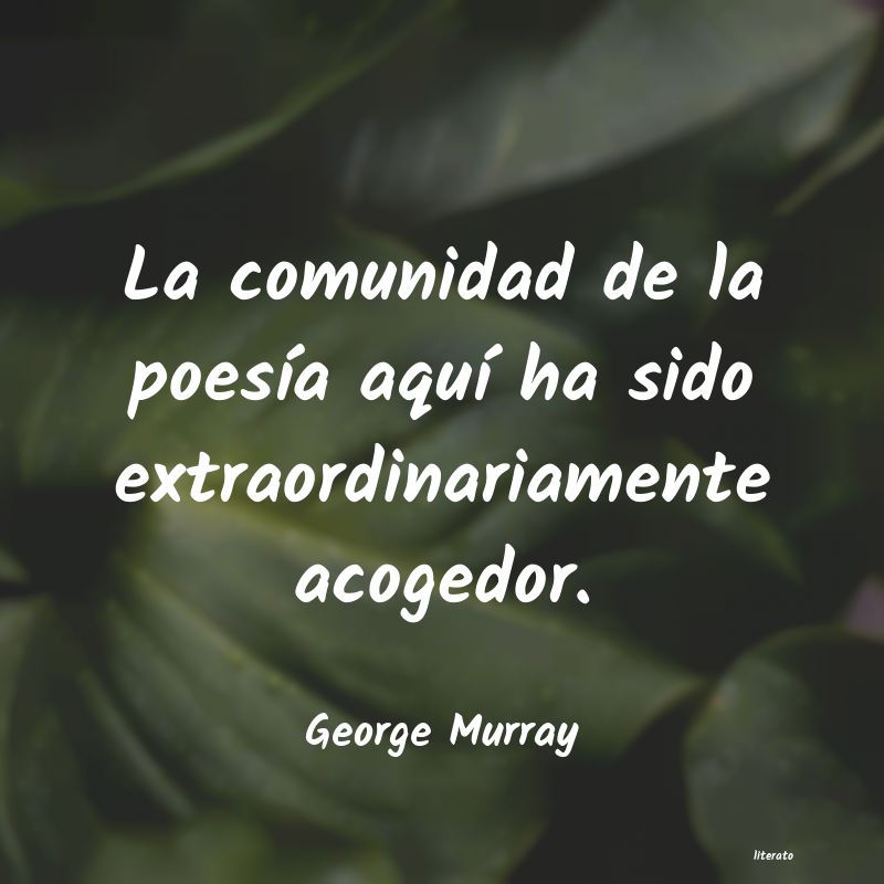 frases de George Murray