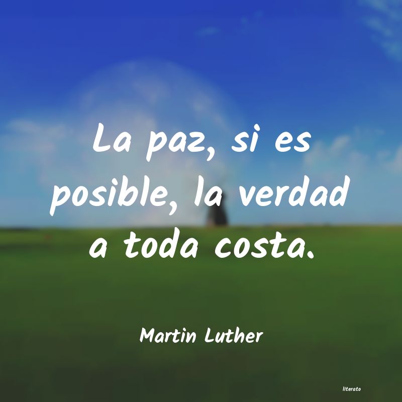 Frases de Martin Luther