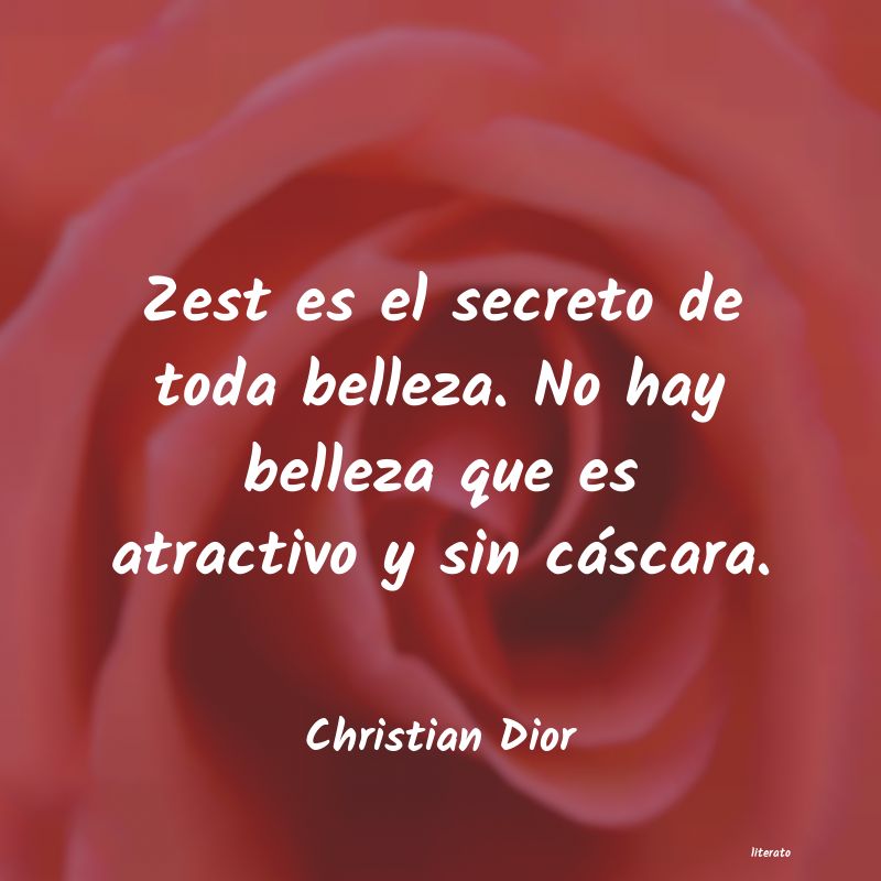 frases de Christian Dior