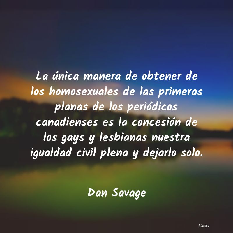 frases de Dan Savage