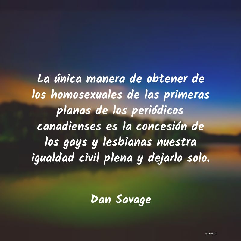 Frases de Dan Savage