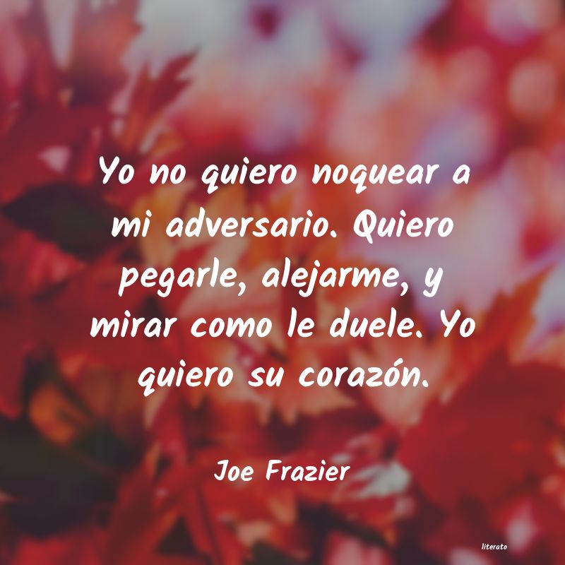frases de Joe Frazier