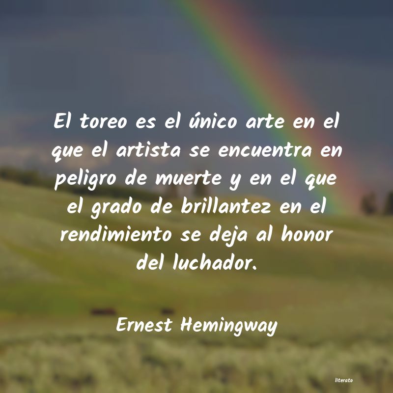 Frases de Ernest Hemingway