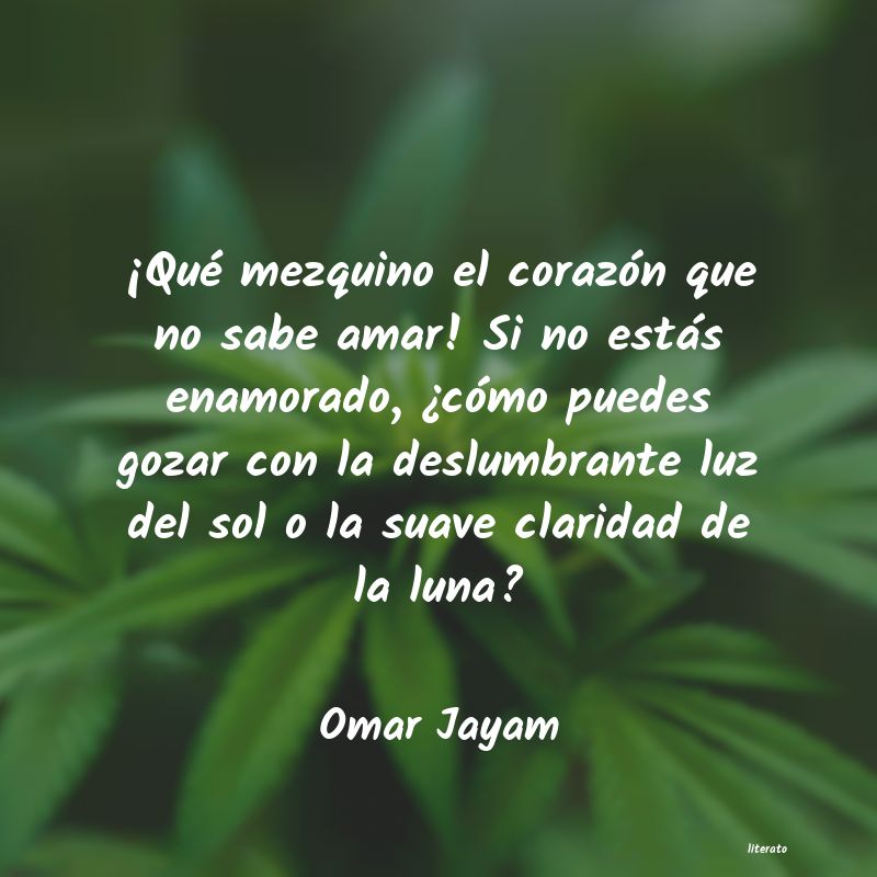 frases de Omar Jayam