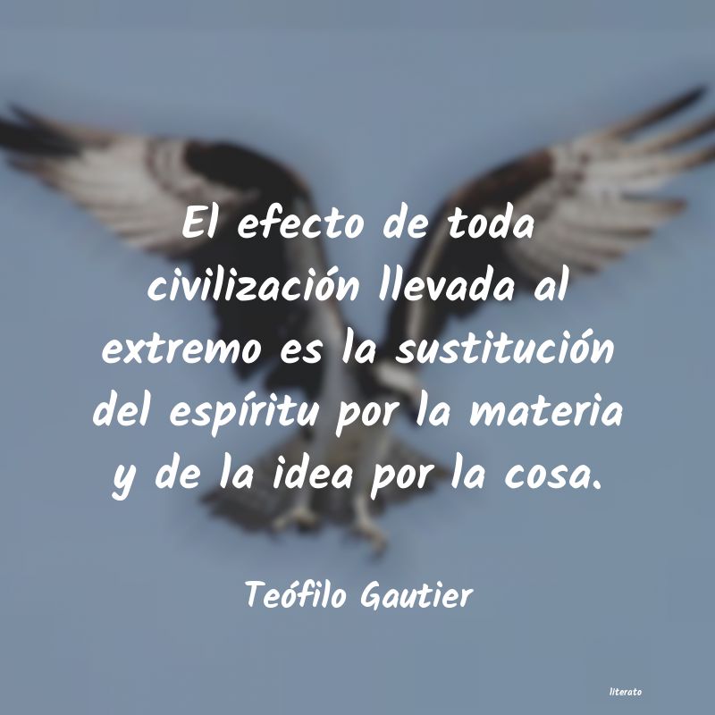 frases de TeÃ³filo Gautier