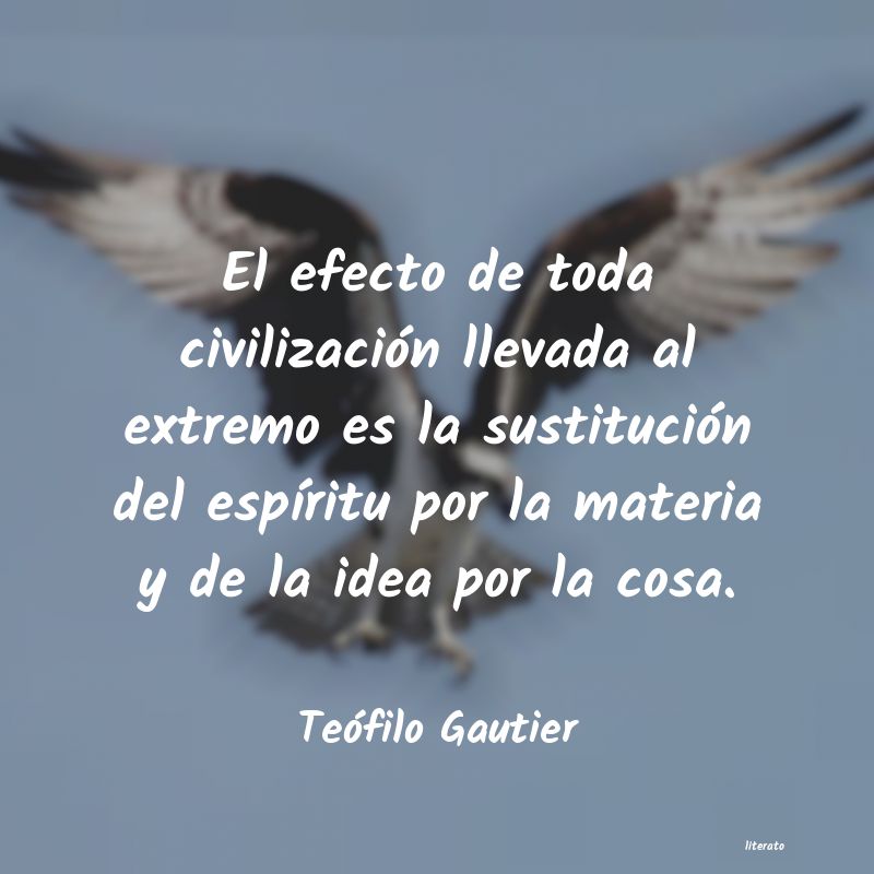 Frases de Teófilo Gautier