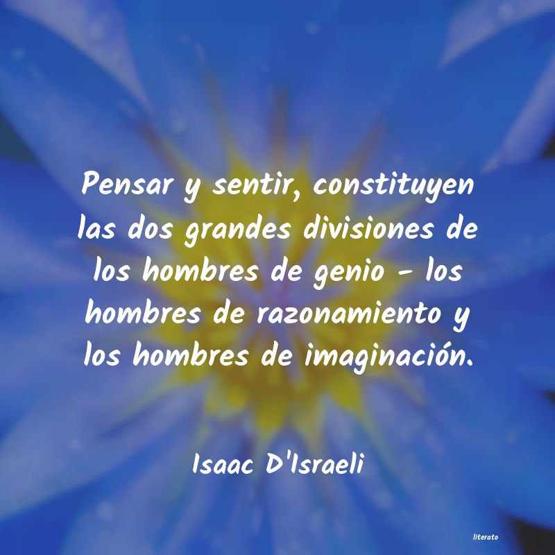 frases de Isaac D'Israeli