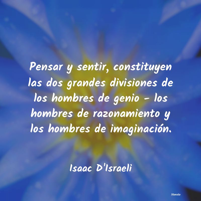 Frases de Isaac D'Israeli