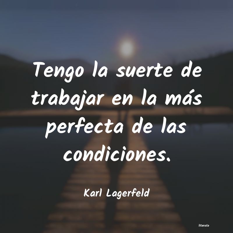 frases de Karl Lagerfeld