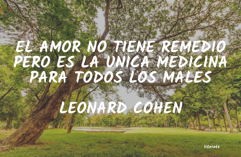 Frases de LEONARD COHEN