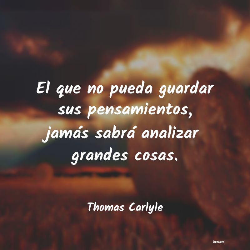 Frases de Thomas Carlyle