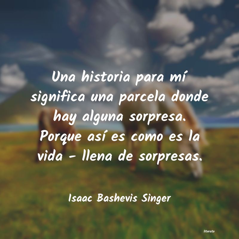 frases de Isaac Bashevis Singer