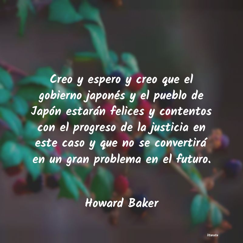 frases de Howard Baker