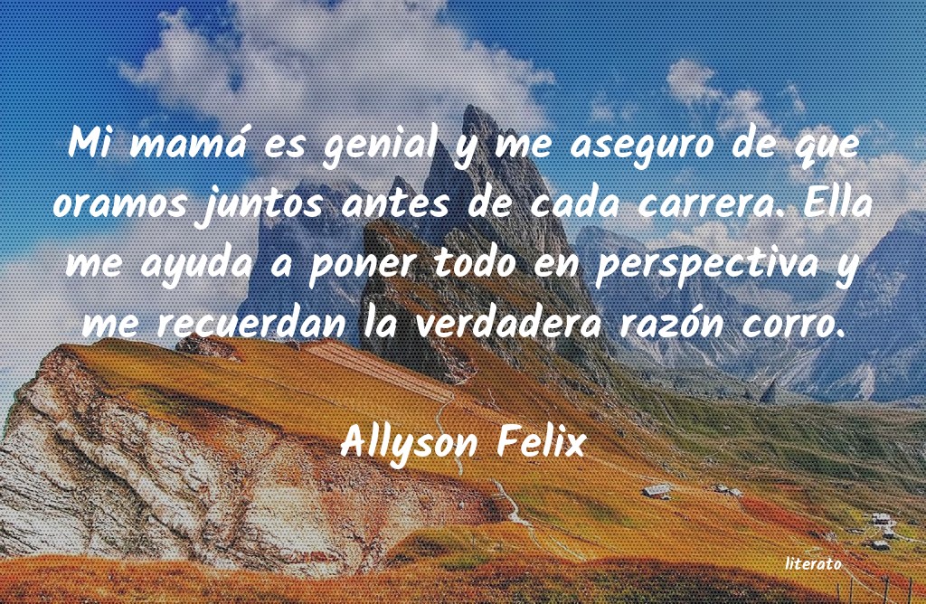 frases de Allyson Felix