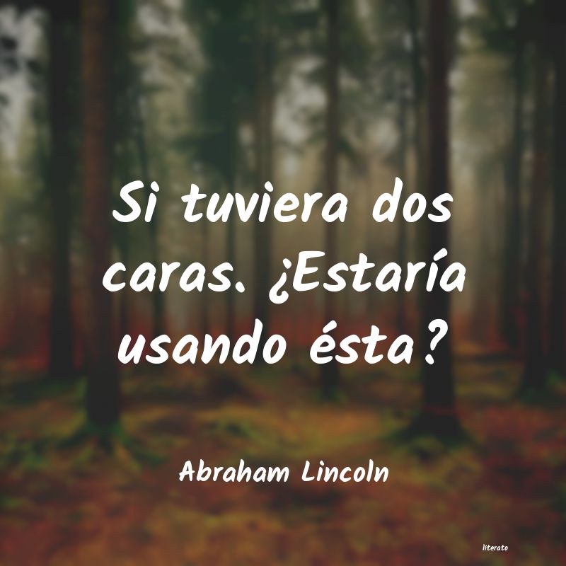 Frases de Abraham Lincoln