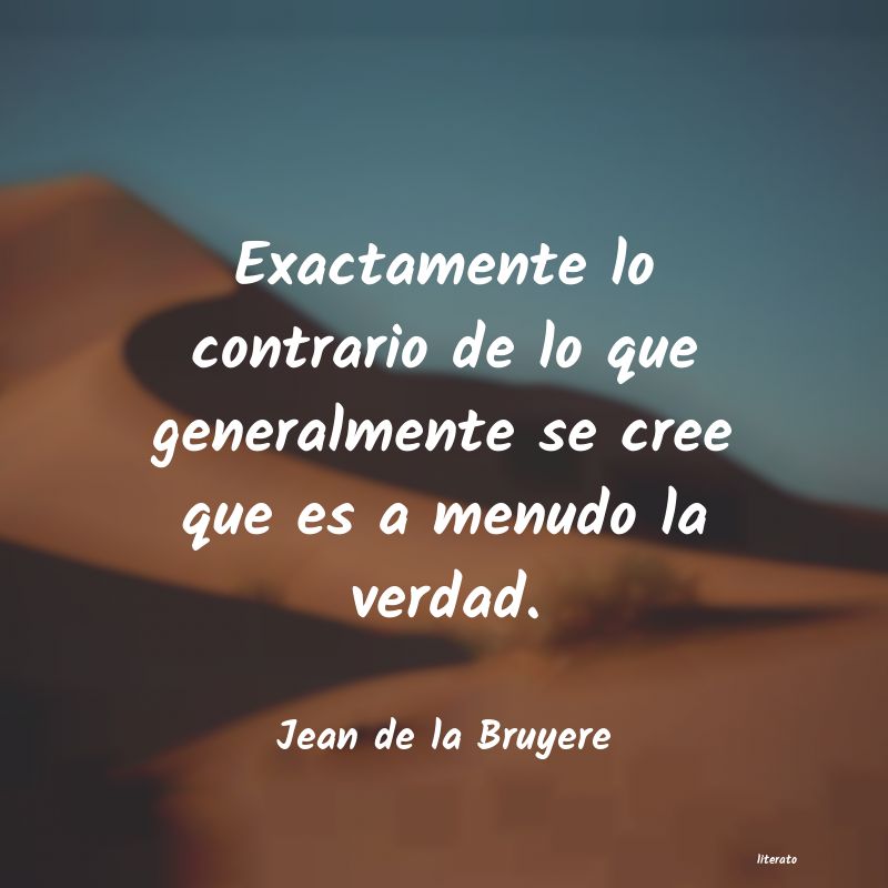 Frases de Jean de la Bruyere