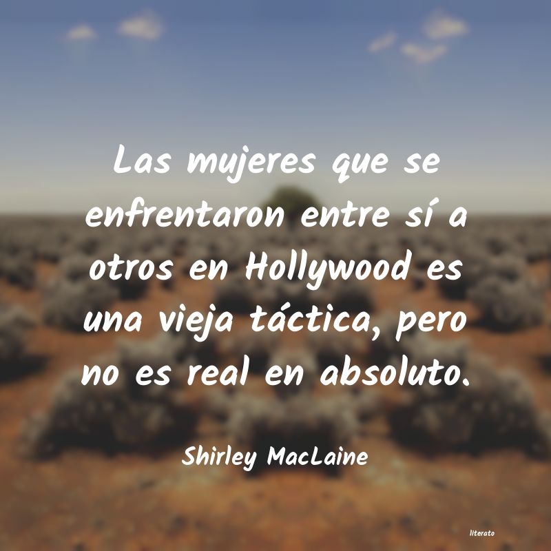 frases de Shirley MacLaine