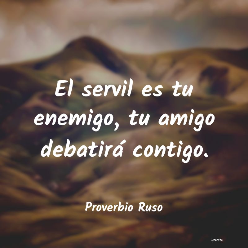 Frases de Proverbio Ruso