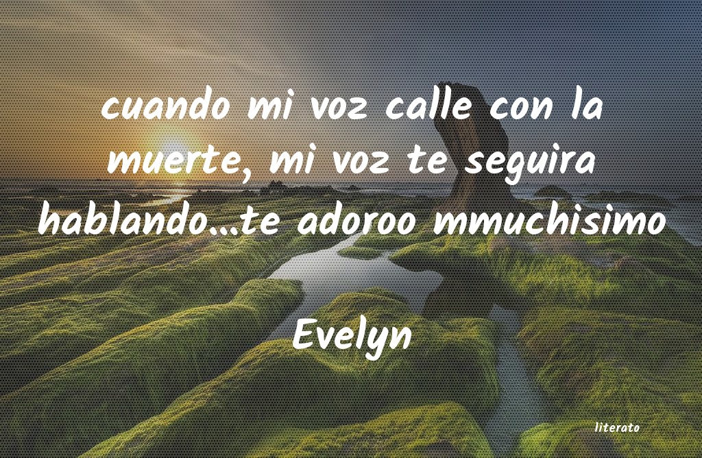 frases de Evelyn