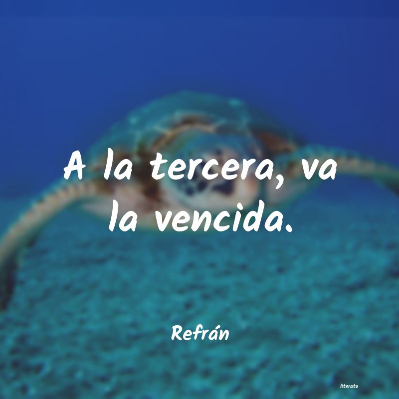 Frases de Refrán