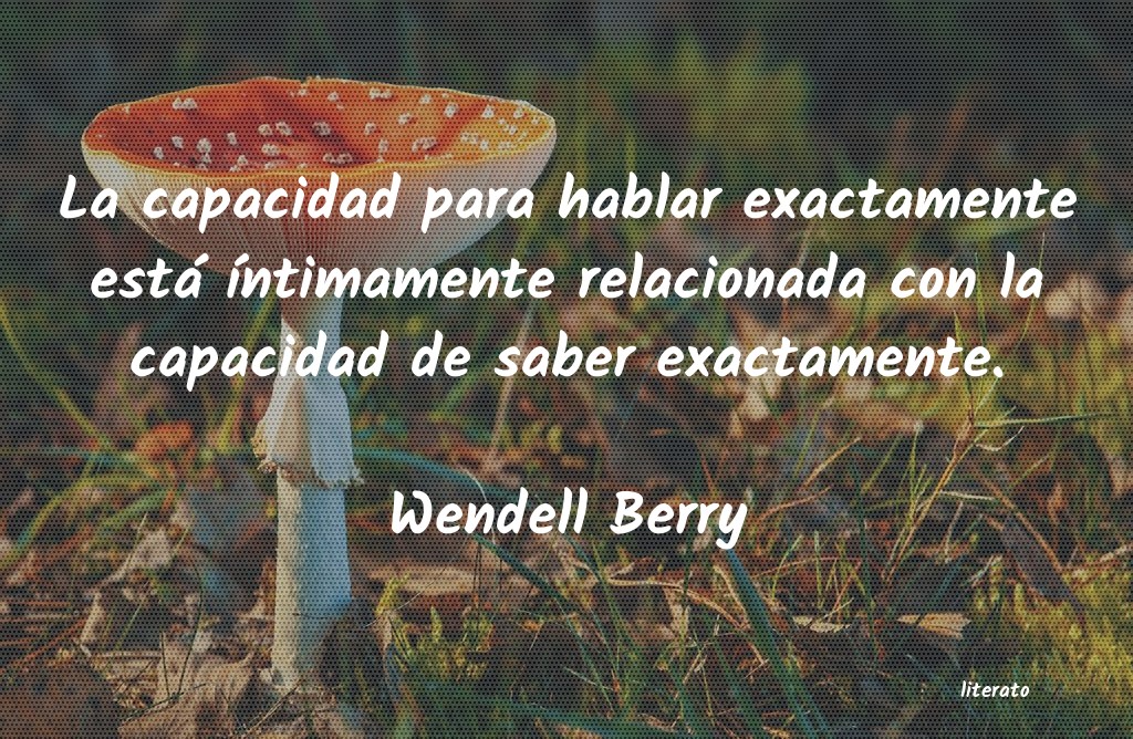 frases de Wendell Berry