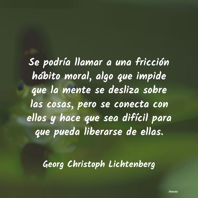 frases de Georg Christoph Lichtenberg