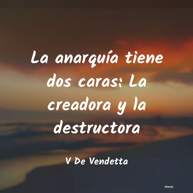 Frases de V De Vendetta