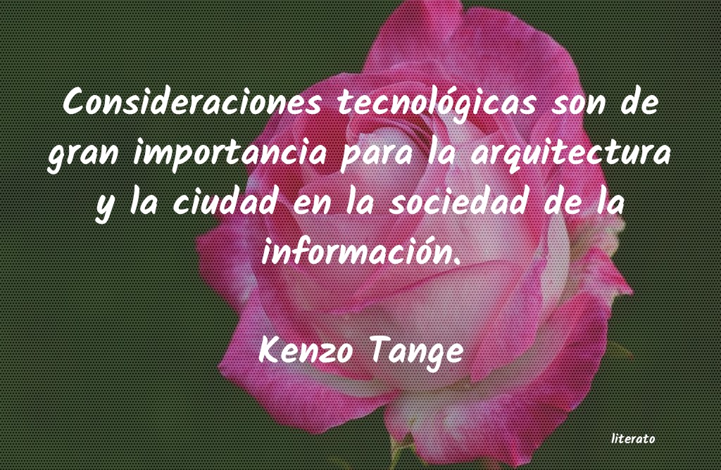 Frases de Kenzo Tange