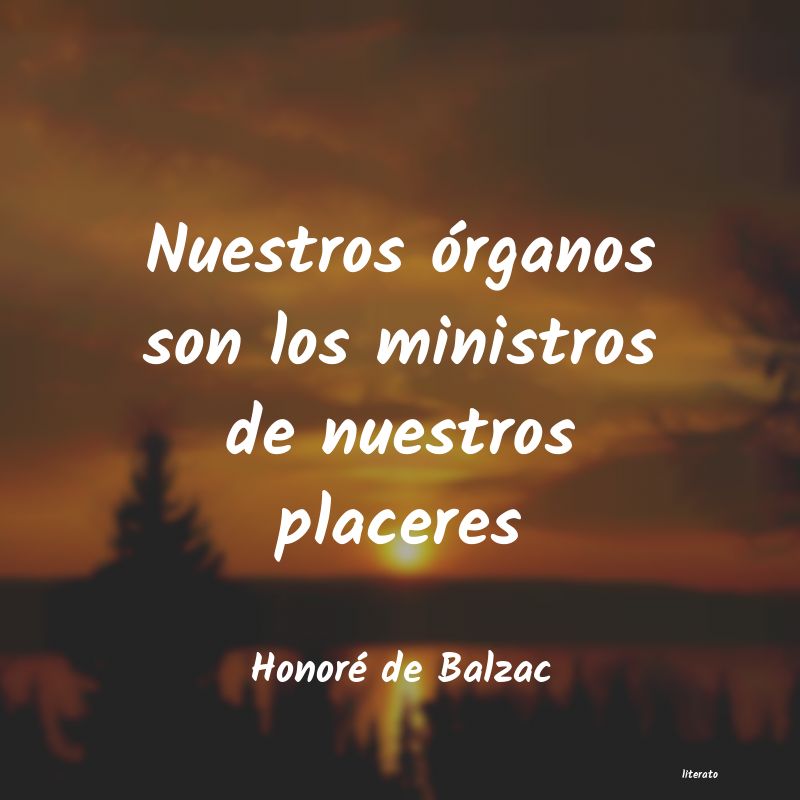 Frases de Honoré de Balzac