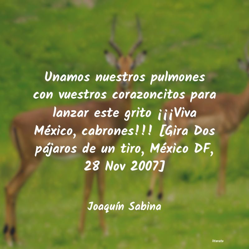 frases de JoaquÃn Sabina