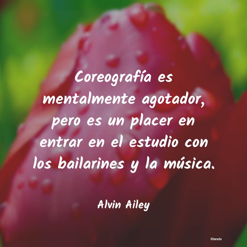 Frases de Alvin Ailey