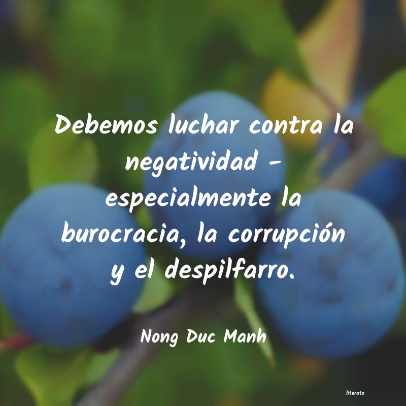 frases de Nong Duc Manh