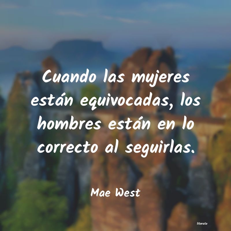 Frases de Mae West