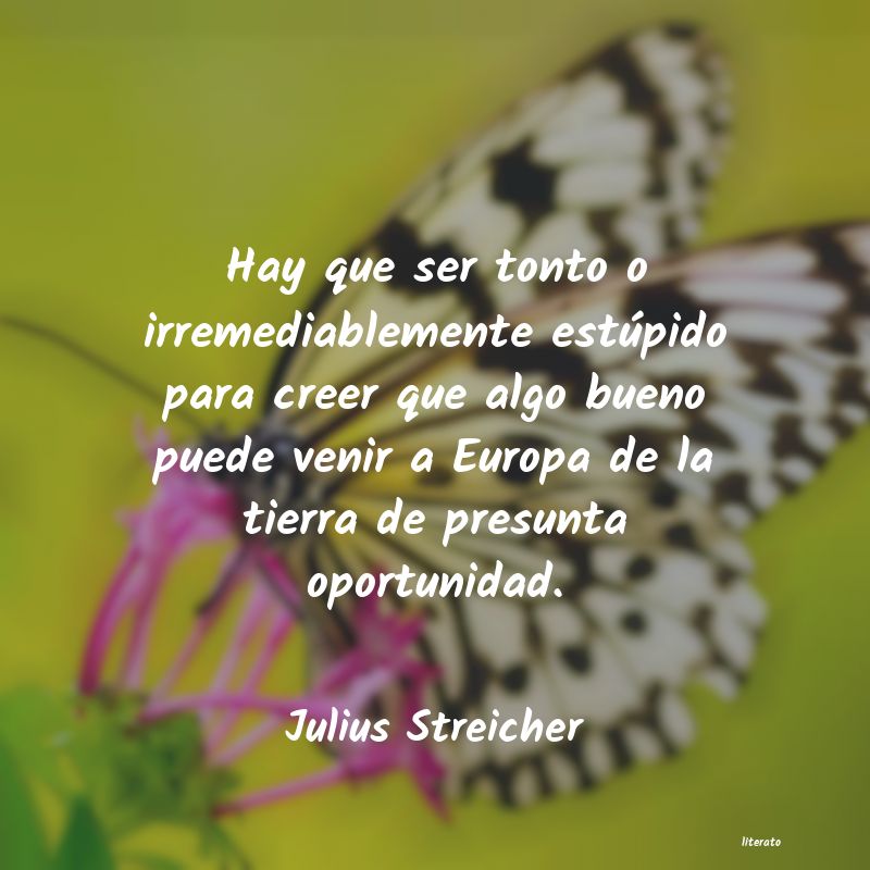 Frases de Julius Streicher