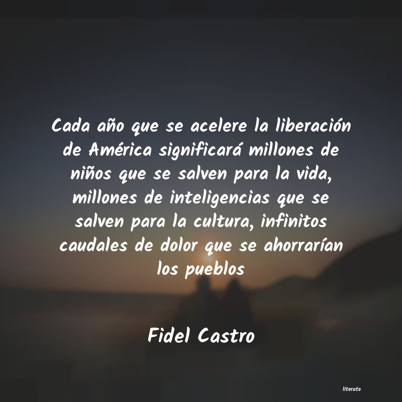frases de Fidel Castro
