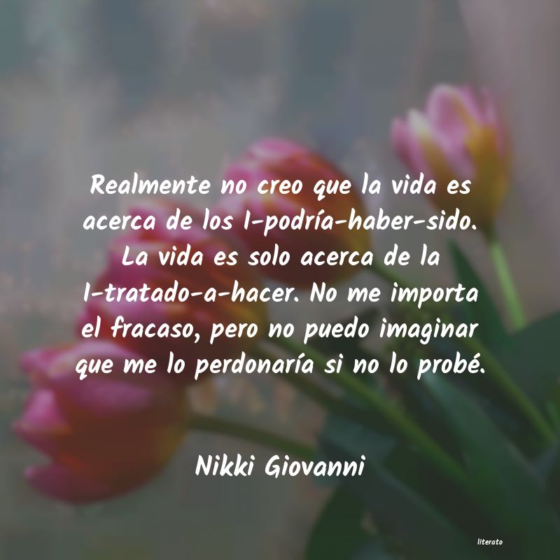 Frases de Nikki Giovanni