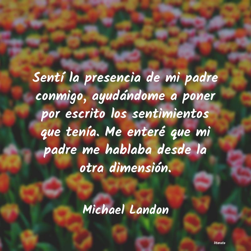 frases de Michael Landon