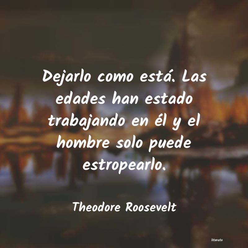 frases de Theodore Roosevelt