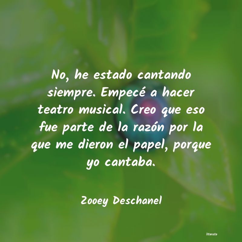 frases de Zooey Deschanel